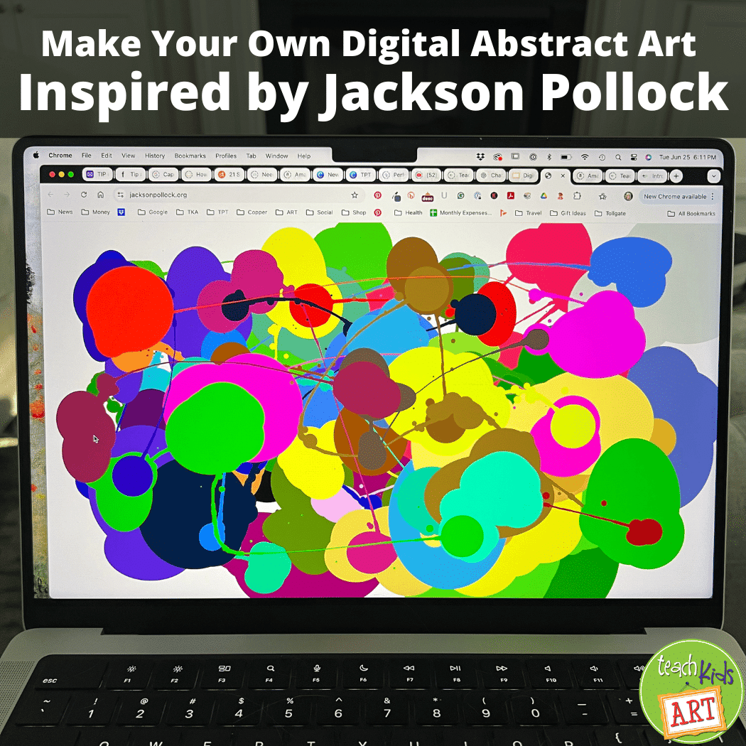 Make Your Own Digital Art Inspired by Jackson Pollock