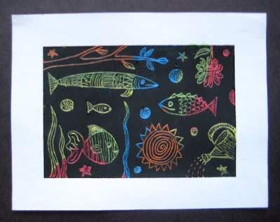 Abstract Scatch Art