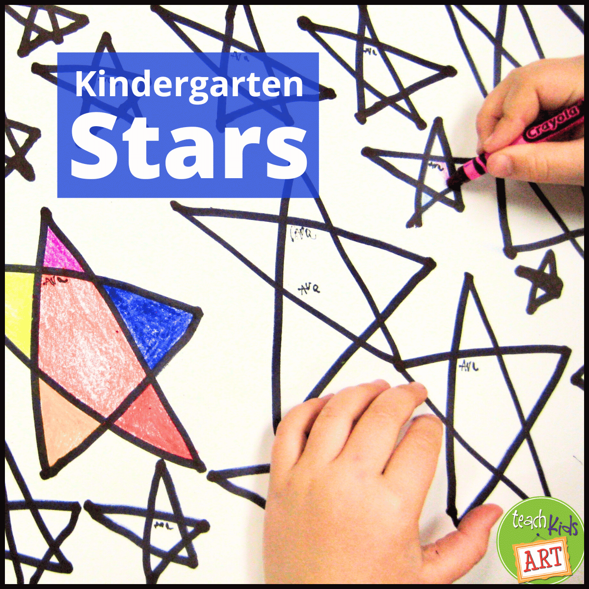 How to Draw Stars for Kindergarten