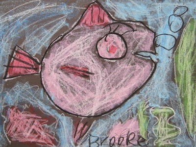 Oil Pastel Fish – Kindergarten Style!