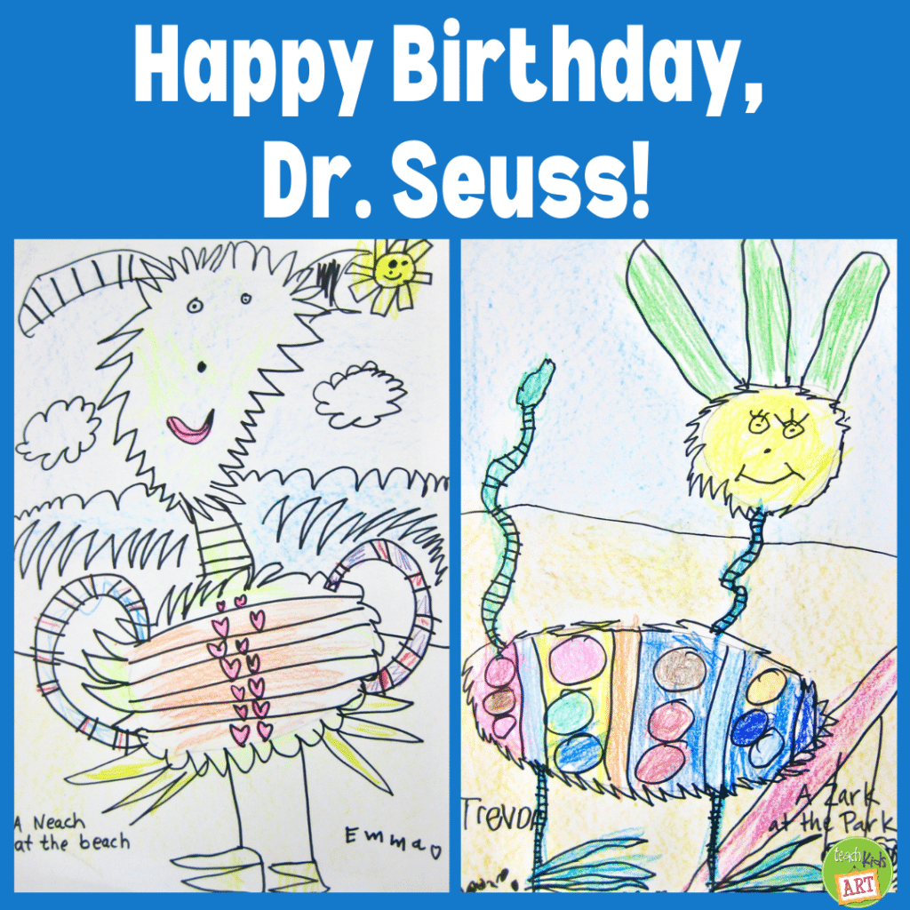 Dr. Seuss-inspired creature by Kindergartener