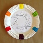 Color Wheel with Primary and Secondary Colors