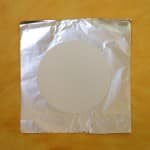 Cover one side with foil