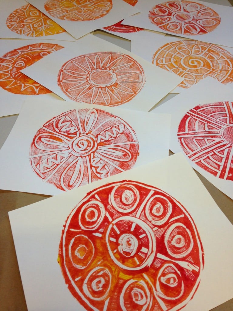 Monoprint Dots