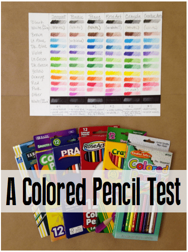 Cra Z Art Colored Pencils Color Chart