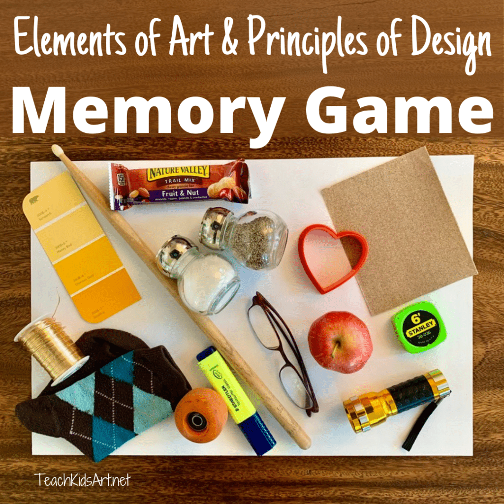 Elelments of Art & Principles of Design Memory Game